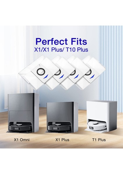 Ecovacs X1OMNI X1TURBO ile Uyumlu Yedek Parça Toz Torbası (Yurt Dışından) fırsatları