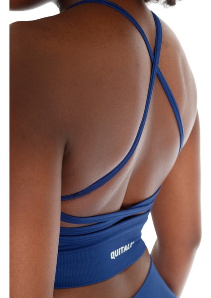 Virtus Çapraz Askılı Seamless Büstiyer Indigo indirimleri