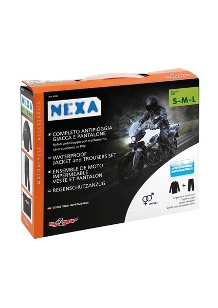 Nexa Yağmurluk Su Geçirmez Ceket Pantolon Set S-M-L 91262 fırsatları