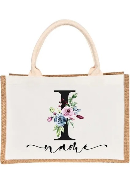 D1BLACKFI Özel Ad Çuval Bezi Bez Çantalar Kişiselleştirilmiş Nedime Bekarlığa Veda Gelin Parti Kızlar Gezisi Hediyeler Tuval Jüt Tote Alışveriş Çantaları (Yurt Dışından)