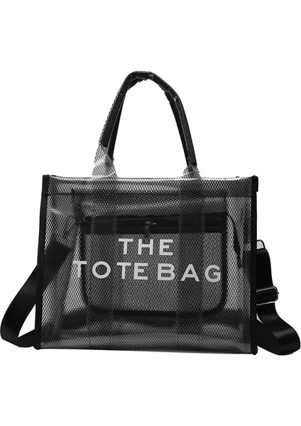 Gül Kırmızı Büyük 2023 Yeni Lüks Tasarımcı Tote Çanta Kadın Şeffaf Çanta Messenger Alışveriş Çantası Tatil Plaj Çantaları Ana Kesesi Femme (Yurt Dışından) fiyatları