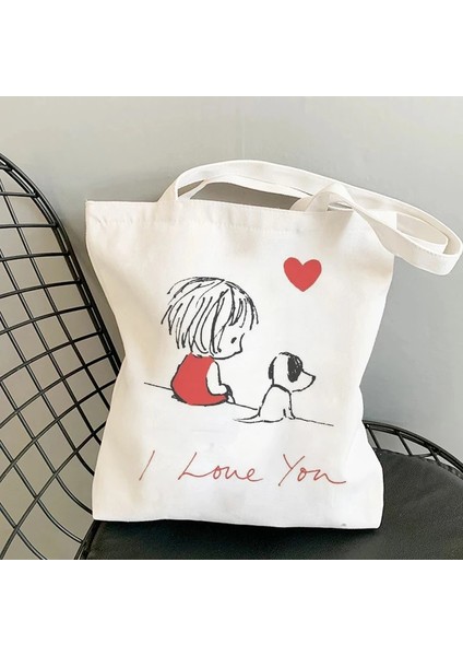 Stil 8 Bir Boyut Mafalda Iyi Satmak Alışveriş Çantaları Tote Omuz Çantası Punk Büyük Kapasiteli Gotik Karikatür Estetik Kawaii Boyama Çanta (Yurt Dışından)