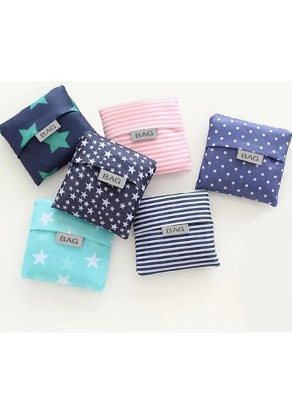 Yeni Moda Baskı Katlanabilir Yeşil Alışveriş Çantası Tote Katlanır Kese Çanta Uygun Büyük Kapasiteli Saklama Torbaları (Yurt Dışından) fırsatları