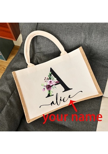 D1BLACKFI Özel Ad Çuval Bezi Bez Çantalar Kişiselleştirilmiş Nedime Bekarlığa Veda Gelin Parti Kızlar Gezisi Hediyeler Tuval Jüt Tote Alışveriş Çantaları (Yurt Dışından) fiyatları