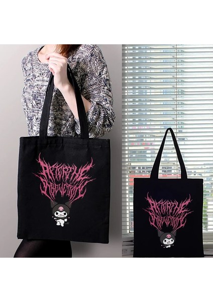 SB13-20 33X37CM 13X14.6IN Harajuku Kawaii Y2K Anime Tote Çanta Katlanabilir Alışveriş Çantası Kadın Alışveriş Tasarım Çantalar Shopper Sevimli Baskılı Alışveriş Çantası (Yurt Dışından) fırsatları