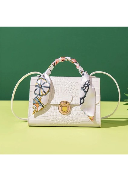 Süt 17X7XX12CM Kadın Çanta Moda Çanta Bayan Pu Deri Omuz Çanta Yumuşak Timsah Desen Crossbody Çanta Rahat Bayanlar Tote (Yurt Dışından) fırsatları