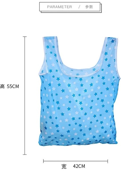 15 Kadın Yeniden Kullanılabilir Alışveriş Çantası Katlanabilir Çanta Moda Çiçek Baskı Katlanır Geri Dönüşüm Çanta Tote Bakkal Çantası (Yurt Dışından)
