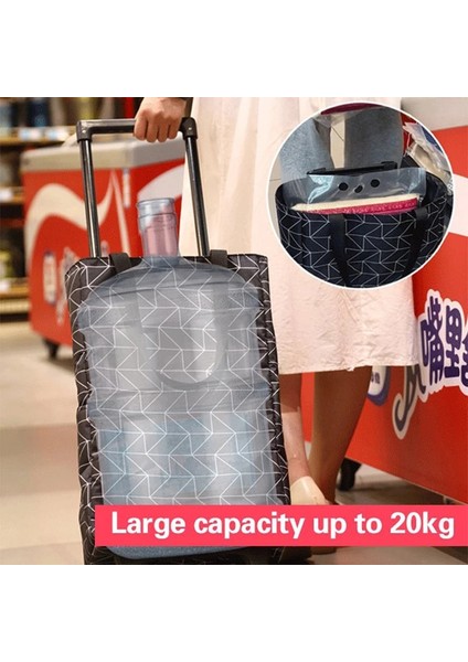 Çift Yalıtım Katlanır Alışveriş Çantası Kadın Büyük Çekme Arabası Alışveriş Çantaları Organizatör Için Taşınabilir Sebze Alışveriş Arabası Çantaları Tekerlekler Üzerinde Satın Alın (Yurt Dışından) indirimleri