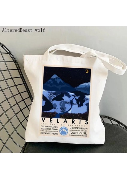 B4677 Kadın Alışveriş Çantası Çok Aç Tırtıl Kanvas Tote Çanta Harajuku Alışveriş Kanvas Alışveriş Çantası Kız Noel Tote Omuz (Yurt Dışından) modelleri