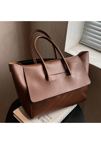 Kahverengi High End Feeling Bez Çantalar Kadınlar Için Büyük Kapasiteli Tasarımcı Lüks 2023 Yeni Trendy Alışveriş Kore Versiyonu Çanta Retro Seyahat (Yurt Dışından) fiyatları