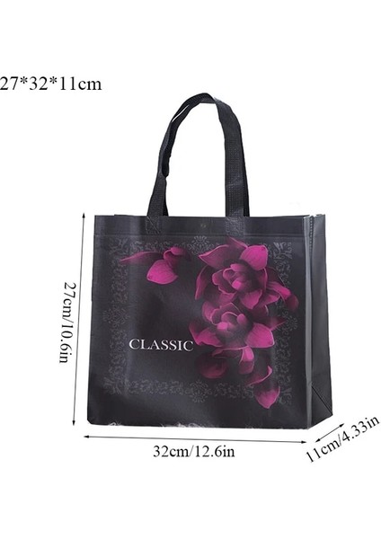 Küçük 1 Adet Moda Lazer Alışveriş Çantası Katlanabilir Eko Çanta Büyük Yeniden Kullanılabilir Alışveriş Çantası Tote Su Geçirmez Dokunmamış Kumaş Hiçbir Fermuar Sıcak Satış (Yurt Dışından)