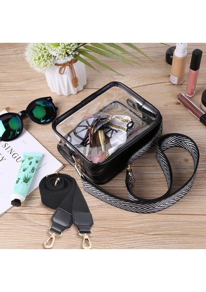 Beyaz A 2023 Kadın Şeffaf Küçük Crossbody Çanta Yaz Jöle Messenger Çanta Kadın Seyahat Şeftali Omuz Çantası Kızlar Temizle Çantalar (Yurt Dışından) indirimleri