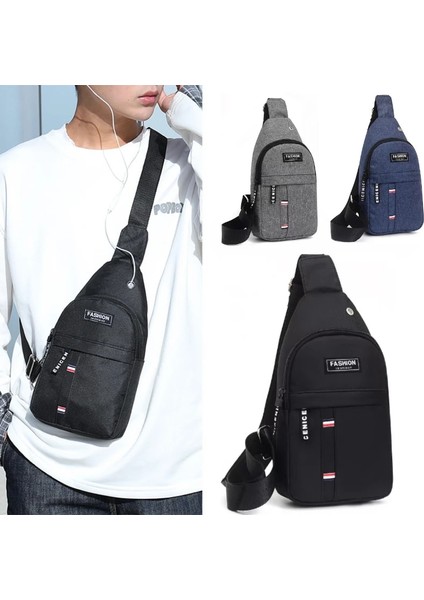 Siyah 2023 Yeni Göğüs Çantası Yeni Erkekler Basit Naylon Moda Su Geçirmez Tek Omuz Crossbody Çanta Çanta Yeni Bandolera Hombre Bolsas (Yurt Dışından) indirimleri