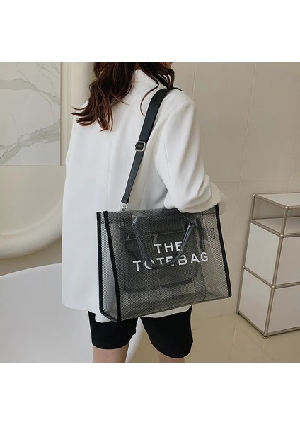 Beyaz Smalll Kadınlar Için Bez Çantalar 2023 Yaz Yeni Lüks Tasarımcı Çanta Büyük Temizle Plaj Alışverişçi Alışveriş Çantası Büyük Totebag Kare Çanta (Yurt Dışından) modelleri