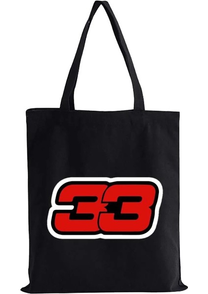 W1 35X40CM Iki Taraflı F1 Racers Numarası 55 44 33 Max Sergio Lewis Fernando Carlos Bez Çantalar Alışveriş Çantası Kanvas Yeniden Kullanılabilir Büyük Omuz Çantaları (Yurt Dışından) fırsatları