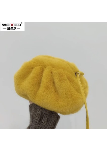 Deve Kış Peluş Bulut Çanta Kadınlar Için Lüks Marka Kış Taklit Kürk Çanta Moda Vizon Kürk Crossbody Çanta Tasarımcısı Bayanlar Omuz Çantaları가방 (Yurt Dışından) fiyatları