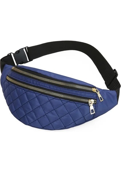 Mavi Bel Çantası Kadın Fanny Paketi Göğüs Omuz Kemer Çantası Moda Paketleri Parti Crossbody Bayan Seyahat Telefon Kılıfı Bayan Çanta Serseri Çanta (Yurt Dışından)