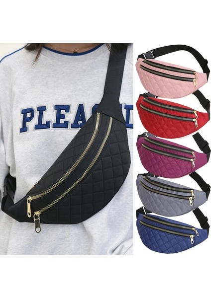 Mavi Bel Çantası Kadın Fanny Paketi Göğüs Omuz Kemer Çantası Moda Paketleri Parti Crossbody Bayan Seyahat Telefon Kılıfı Bayan Çanta Serseri Çanta (Yurt Dışından) fiyatları