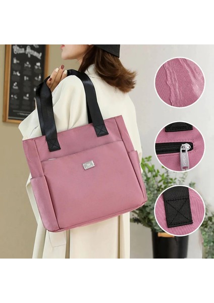 Mor 2023 Yeni Su Geçirmez Naylon Omuz Çantası Hafif Tote Çanta Doğum Günü Hediyesi Büyük Kapasiteli Taşınabilir Çanta Omuz Çantası (Yurt Dışından) fırsatları