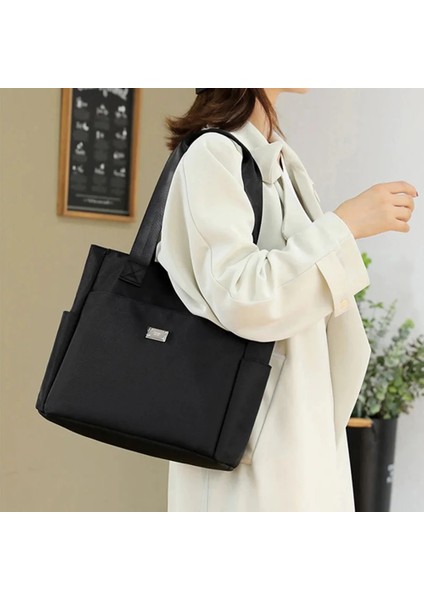 Mor 2023 Yeni Su Geçirmez Naylon Omuz Çantası Hafif Tote Çanta Doğum Günü Hediyesi Büyük Kapasiteli Taşınabilir Çanta Omuz Çantası (Yurt Dışından) indirimleri