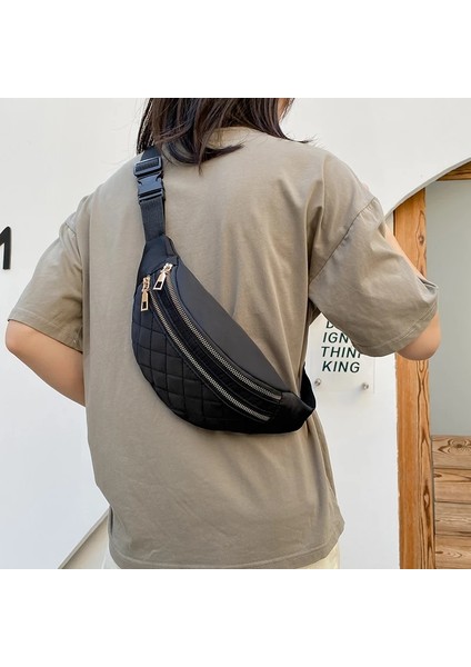 Mavi Bel Çantası Kadın Fanny Paketi Göğüs Omuz Kemer Çantası Moda Paketleri Parti Crossbody Bayan Seyahat Telefon Kılıfı Bayan Çanta Serseri Çanta (Yurt Dışından) fırsatları