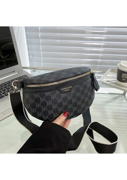04 Kadın Göğüs Çantası Lüks Pu Deri Bel Çantası Omuz Crossbody Göğüs Çanta Tasarımcı Çanta Kadın Kemer Çantası Telefonu Çanta Cüzdanlar (Yurt Dışından)