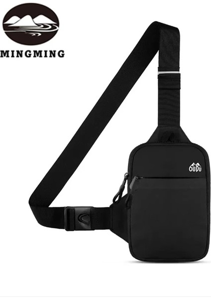 Siyah Erkek Omuz Göğüs Çantaları Naylon Su Geçirmez Kullanışlı Moda Askılı Çanta Spor Eğlence Bisiklet Cep Telefonu Crossbody Çanta (Yurt Dışından) fiyatları