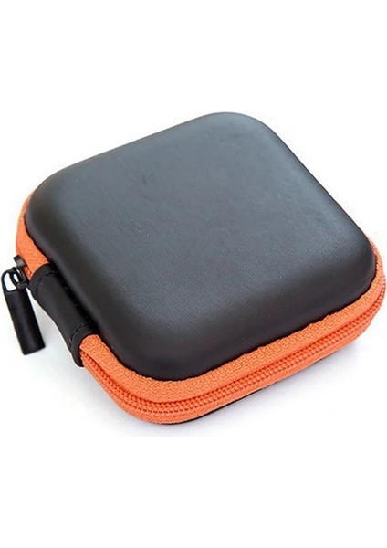 Og Sevimli Çocuklar Mini Bozuk Para Cüzdanı Fermuar Cüzdan Kadın Bayanlar Erkek Seyahat Kulaklık Anahtar USB Kablosu Sd Kart Tutucu Çanta Kılıf (Yurt Dışından)