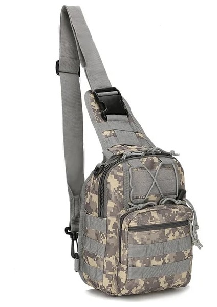 C Erkek Göğüs Çantaları Rahat Bel Çantaları Taşıma Çantaları Su Geçirmez 600D Oxford Kumaş Erkekler Taktik Omuz Crossbody Çanta Spor Çantalar (Yurt Dışından)