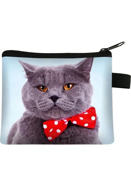 019 Bozuk Para Cüzdanı Yeni Hayvan Kedi Çocuk Cüzdan Öğrenci Taşınabilir Kart Çantası Sikke Anahtar Saklama Çantası Polyester El Çantası Mini Çanta Kesesi (Yurt Dışından) fırsatları