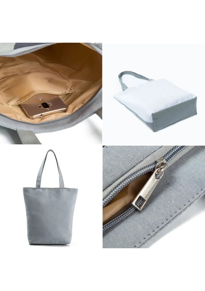 HL1168 Okyanus Kabuğu Baskı Tote Çanta Omuz Çantası Pratik Rahat Tote Katlanabilir Yeniden Kullanılabilir Alışveriş Çantaları Yüksek Kapasiteli Taşınabilir Plaj Çantası (Yurt Dışından) fırsatları