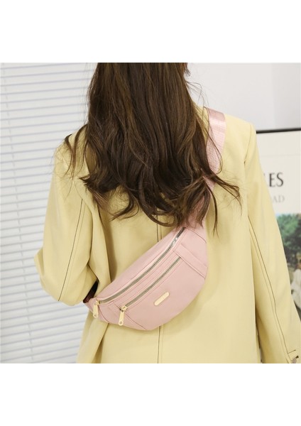 Siyah Banliyö Fanny Paketi Eğlence Oxford Bel Çantaları Bayanlar Öğrenciler Için Omuz Crossbody Göğüs Çanta Tüm Maç Kese Çanta Kadınlar Için (Yurt Dışından) fiyatları