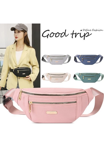 Siyah Banliyö Fanny Paketi Eğlence Oxford Bel Çantaları Bayanlar Öğrenciler Için Omuz Crossbody Göğüs Çanta Tüm Maç Kese Çanta Kadınlar Için (Yurt Dışından) modelleri