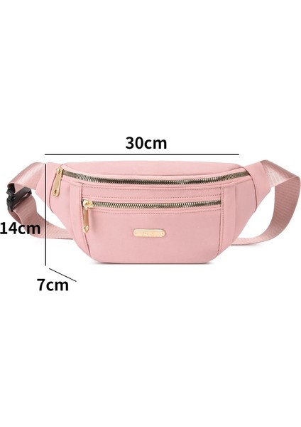 Siyah Banliyö Fanny Paketi Eğlence Oxford Bel Çantaları Bayanlar Öğrenciler Için Omuz Crossbody Göğüs Çanta Tüm Maç Kese Çanta Kadınlar Için (Yurt Dışından) fırsatları