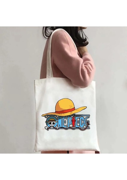 02 35X40CM Anime Tek Parça Maymun Sevimli Luffy Zoro Bez Çantalar Alışveriş Kanvas Çanta Büyük Kapasiteli Plaj Çantası Yeniden Kullanılabilir Alışveriş Çantaları (Yurt Dışından) fiyatları