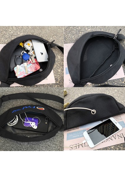 6WHITE PICTURE001 Moda Göğüs Haberci Çanta Kadın Seyahat Bel Çantası Beyaz Resim Serisi Omuz Crossbody Çanta Doğa Sporları Bel Saklama Çantası (Yurt Dışından) indirimleri