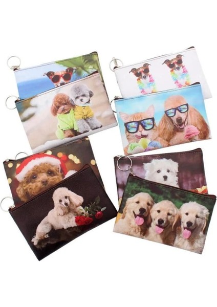 Stil 7 Karikatür Köpek Sikke Çantalar Kadın Mini Cüzdan Çocuklar Debriyaj Para Çantaları Kadın Kese Fermuar Değişim Çanta Sevimli Kız Sıfır Cüzdan (Yurt Dışından) fiyatları