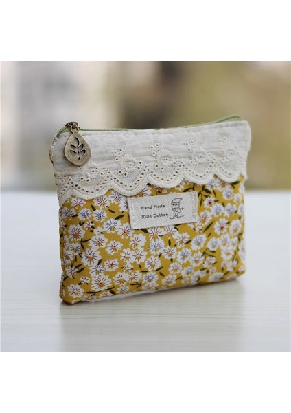 Lacivert 1 Kadın Pamuk Çiçek Dantel Kısa Cüzdan Bozuk Para Cüzdanı Kadın Bez Mini Para Kese Kart Çanta Bayanlar Küçük Çanta Bolso Kızlar Için (Yurt Dışından) fırsatları