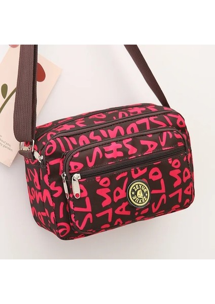 Color4 25CM 16CM 5cm Yaz Yeni Kore Chaosila Oxford Çanta Tek Omuz Çantası Kanvas Kadın Çanta Koleksiyonu Cep Telefonu Messenger Crossbody Çanta (Yurt Dışından)