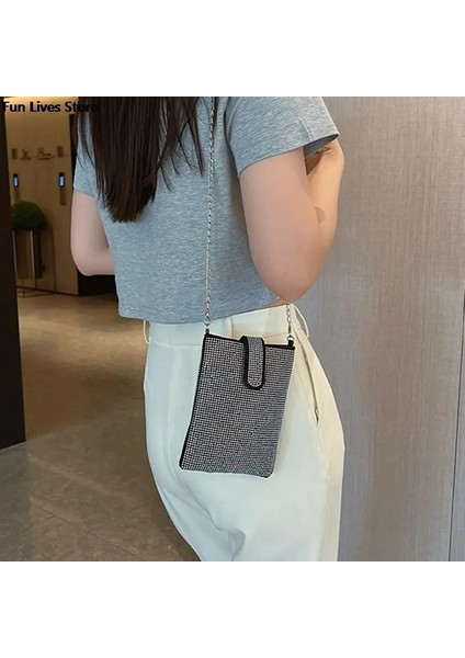 Mc Kadın Taklidi Telefonu Çanta Bayan Zincir Mini Omuz Çanta Lüks Moda Parti Crossbody Çanta Bayanlar Küçük Kare Kese Yeni (Yurt Dışından) indirimleri