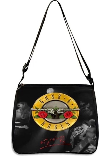 202304-26 25X30CM Guns N Roses Omuz Çantaları Kadın Crossbody Çanta Manga Kaneki Ken Bayan Çanta Messenger Çanta (Yurt Dışından) indirimleri