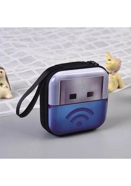 Koyu Mavi Yaratıcı Teneke Bozuk Para Cüzdanı Kulaklık Saklama Çantası Retro Kayıt Bandı Bozuk Para Cüzdanı Anahtar Para Çantası Çocuk Erkek Kız Sikke Cüzdan (Yurt Dışından)
