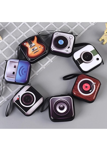Koyu Mavi Yaratıcı Teneke Bozuk Para Cüzdanı Kulaklık Saklama Çantası Retro Kayıt Bandı Bozuk Para Cüzdanı Anahtar Para Çantası Çocuk Erkek Kız Sikke Cüzdan (Yurt Dışından) modelleri