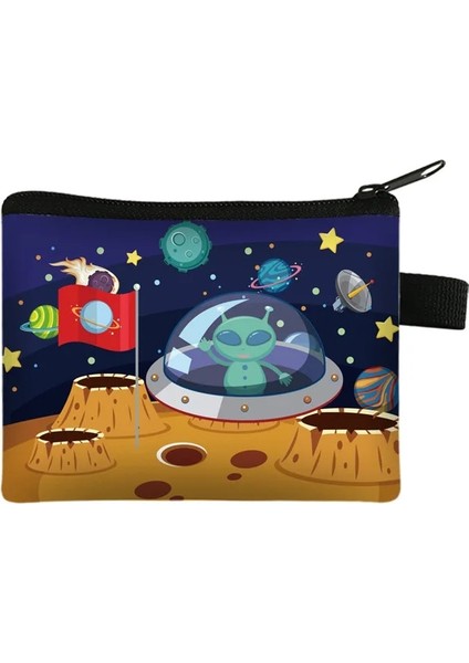Stil 10 Dış Uzay Astronotlar Desen Bozuk Para Cüzdanı Kadın Cüzdan Kadın Fermuar Bozuk Para Çantaları Çocuk Depolama Cep Çanta Noel Hediyesi (Yurt Dışından) indirimleri
