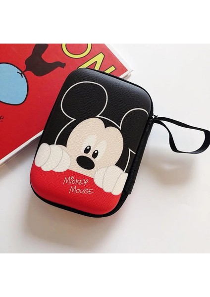 19 Disney Mickey's Karikatür Bozuk Para Cüzdanı Minnie Erkek ve Kız Para Çantası Çanta Kulaklık Çantası Şarj Veri Kablosu Saklama Kutusu Dikiş Debriyaj (Yurt Dışından) fiyatları