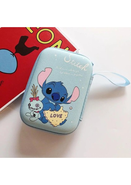 19 Disney Mickey's Karikatür Bozuk Para Cüzdanı Minnie Erkek ve Kız Para Çantası Çanta Kulaklık Çantası Şarj Veri Kablosu Saklama Kutusu Dikiş Debriyaj (Yurt Dışından) fırsatları