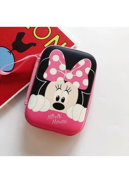19 Disney Mickey's Karikatür Bozuk Para Cüzdanı Minnie Erkek ve Kız Para Çantası Çanta Kulaklık Çantası Şarj Veri Kablosu Saklama Kutusu Dikiş Debriyaj (Yurt Dışından) indirimleri