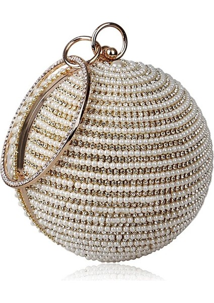 YM8101SILVERCOLOR Sekusa Topu Elmas Püskül Kadın Parti Metal Kristal Manşonlar Akşam Düğün Çantası Gelin Omuz Çanta Bileklikler Debriyaj (Yurt Dışından) modelleri