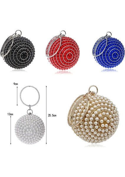 YM8101SILVERCOLOR Sekusa Topu Elmas Püskül Kadın Parti Metal Kristal Manşonlar Akşam Düğün Çantası Gelin Omuz Çanta Bileklikler Debriyaj (Yurt Dışından) fırsatları