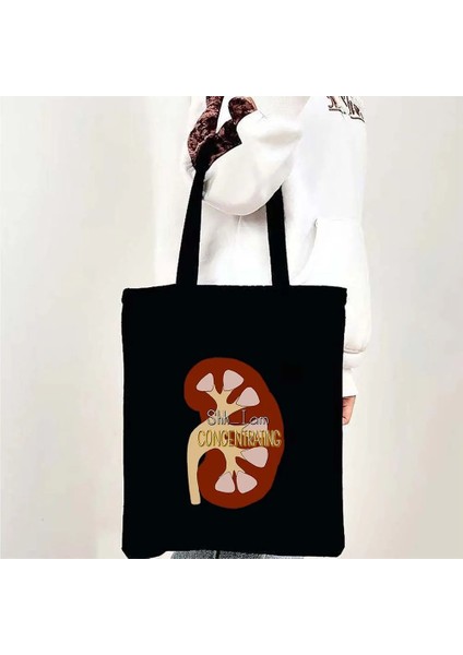 187 35X40CM Sevimli Anatomi Doktor Hemşire Tıbbi Tıp Sağlık Kalp Beyin Stetoskop Erkek Kadın Omuz Kanvas Tote Çanta Alışveriş Çantaları (Yurt Dışından) indirimleri